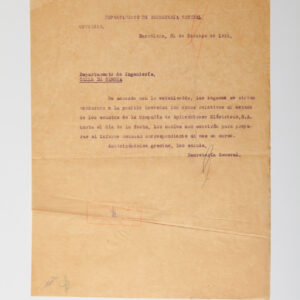 Spanish Civil War - Charter of Collectivized Electric Company