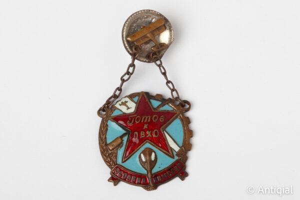 Soviet Union World War II - Badge "Air and Chemical Defense"