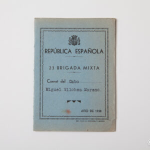 Guerra Civil - Carnet 23 Brigada Mixta - República Espanyola