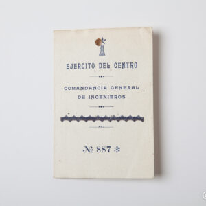 Guerra Civil - Carnet "Ejército del Centro Comandancia General de ingenieros" núm. 887