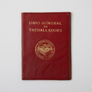 Guerra Civil - Carnet UGT no utilitzat