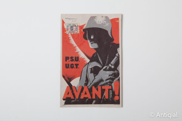 Guerra Civil - Postal PSU UGT Avant