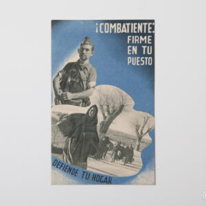 Spanish Civil War - Postcard SIA Combatiente firme a tu puesto