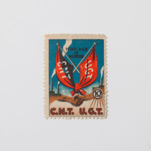 Spanish Civil War - Stamp CNT-UGT 10 cents