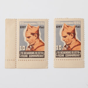 Spanish Civil War - Durruti Commemorative Stamp