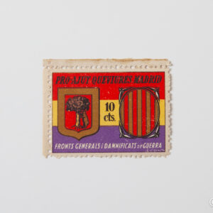 Spanish Civil War - Madird pro-aid stamp 10 cents