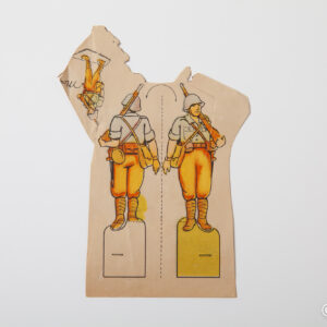 Second Spanish Republic - Old cut out 3 soldiers