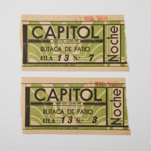 Second Spanish Republic - Capitol ticket