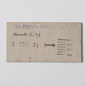 Spanish Post-war - Ticket weight