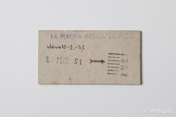 Spanish Post-war - Ticket weight