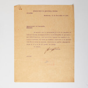 Spanish Civil War - Charter of Collectivized Electric Company