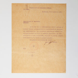 Spanish Civil War - Charter of Collectivized Electric Company