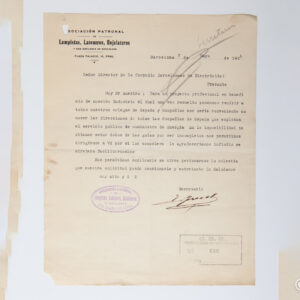 Spanish Civil War - Charter of the Plumbers Employers