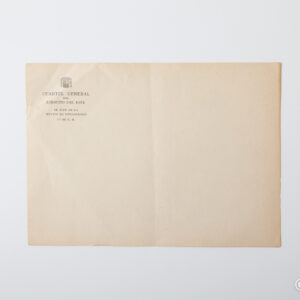 Spanish Civil War - Letterhead Eastern Army General Barracks