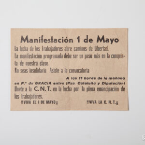 Second Spanish Republic - Propaganda May 1 CNT