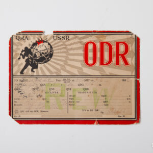 Soviet Union - QRA USSR Broadcasting Station 17 March Moscow 1932