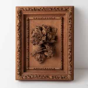 Segle XVIII - Talla floral de fusta. Escultura de Grinling Gibbons