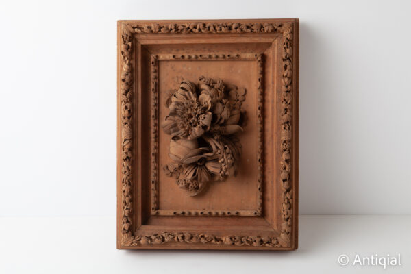 Segle XVIII - Talla floral de fusta. Escultura de Grinling Gibbons